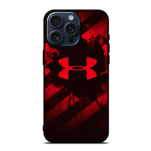 UNDER ARMOUR RED iPhone 15 Pro Max Case Cover UNDER ARMOUR RED iPhone 15 Pro Max Case Cover