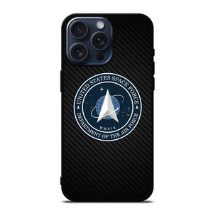 UNITED STATES SPACE CORPS USSC CARBON LOGO iPhone 15 Pro Max Case Cover
