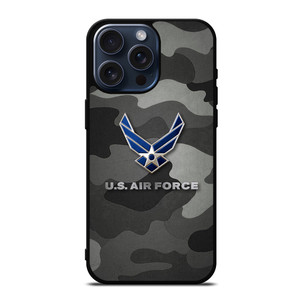 US AIR FORCE CAMO LOGO iPhone 15 Pro Max Case Cover US AIR FORCE CAMO LOGO iPhone 15 Pro Max Case Cover
