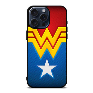 WONDER WOMAN LOGO iPhone 15 Pro Max Case Cover WONDER WOMAN LOGO iPhone 15 Pro Max Case Cover