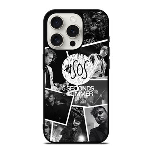5 SECONDS OF SUMMER COLLAGE iPhone 15 Pro Case Cover