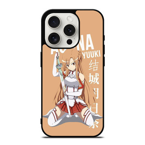 ASUNA YUUKI SWORD ART ONLINE ANIME iPhone 15 Pro Case Cover ASUNA YUUKI SWORD ART ONLINE ANIME iPhone 15 Pro Case Cover