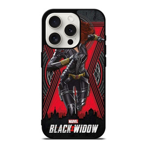 BLACK WIDOW MARVEL HERO iPhone 15 Pro Case Cover