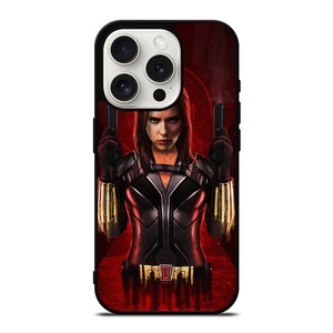 BLACK WIDOW SUPERHERO iPhone 15 Pro Case Cover