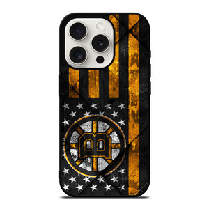 BOSTON BRUINS BLACK AND GOLD iPhone 15 Pro Case Cover BOSTON BRUINS BLACK AND GOLD iPhone 15 Pro Case Cover