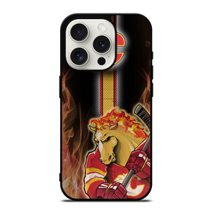 CALGARY FLAMES MASCOT iPhone 15 Pro Case Cover CALGARY FLAMES MASCOT iPhone 15 Pro Case Cover