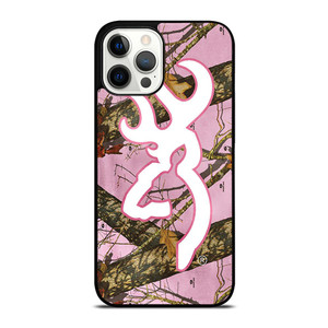 CAMO PINK BROWNING iPhone 12 Pro Max Case Cover