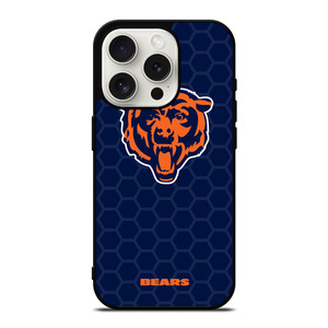 CHICAGO BEARS HEXAGON LOGO iPhone 15 Pro Case Cover