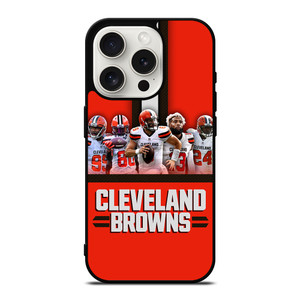 CLEVELAND BROWNS SQUAD iPhone 15 Pro Case Cover CLEVELAND BROWNS SQUAD iPhone 15 Pro Case Cover