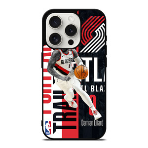 DAMIAN LILLARD TRAIL BLAZERS iPhone 15 Pro Case Cover