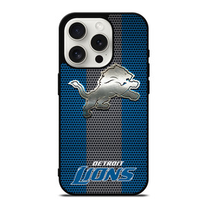 DETROIT LIONS SILVER CRUSH iPhone 15 Pro Case Cover