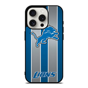 DETROIT LIONS STRIPE iPhone 15 Pro Case Cover