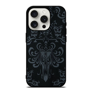 DISNEY HAUNTED MANSION PATTERN iPhone 15 Pro Case Cover