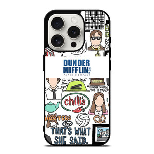 DUNDER MIFFLIN COLLAGE iPhone 15 Pro Case Cover
