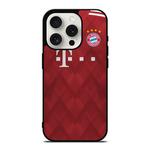 FC BAYERN MUNCHEN JERSEY RED iPhone 15 Pro Case Cover FC BAYERN MUNCHEN JERSEY RED iPhone 15 Pro Case Cover