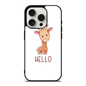 GIRAFFE HELLO iPhone 15 Pro Case Cover GIRAFFE HELLO iPhone 15 Pro Case Cover