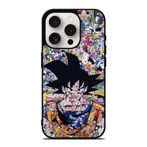 GOKU DRAGON BALL COLLAGE iPhone 15 Pro Case Cover