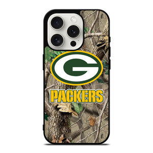GREEN BAY PACKERS TREE CAMO iPhone 15 Pro Case Cover GREEN BAY PACKERS TREE CAMO iPhone 15 Pro Case Cover