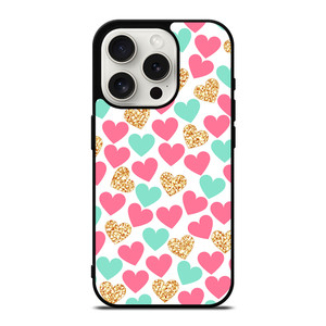HEARTS AESTHETIC iPhone 15 Pro Case Cover