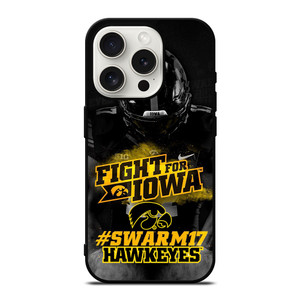 IOWA HAWKEYES FIGHT iPhone 15 Pro Case Cover
