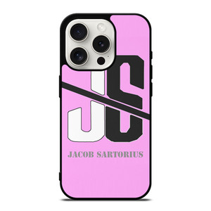 JACOB SARTORIUS PINK LOGO iPhone 15 Pro Case Cover