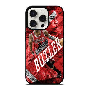 JIMMY BUTLER CHICAGO BULLS NBA iPhone 15 Pro Case Cover