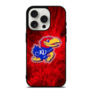 KANSAS JAYHAWKS LOGO iPhone 15 Pro Case Cover