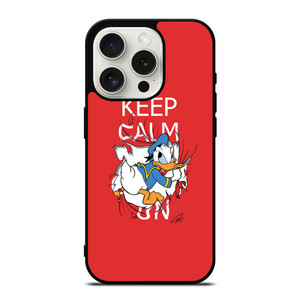 KEEP CALM DONALD DUCK iPhone 15 Pro Case Cover