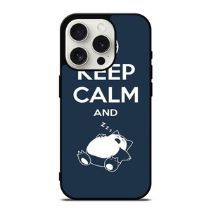 KEEP CALM SNORLAX iPhone 15 Pro Case Cover