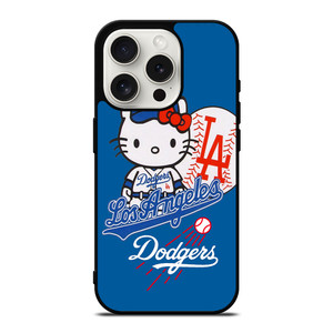 LA DODGERS HELLO KITTY 2 iPhone 15 Pro Case Cover