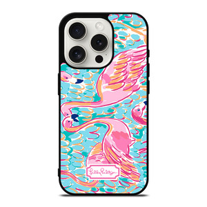LILLY PULITZER FLAMINGO iPhone 15 Pro Case Cover