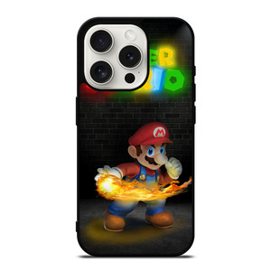 MARIO BROSS FIRE iPhone 15 Pro Case Cover MARIO BROSS FIRE iPhone 15 Pro Case Cover