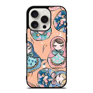 MATRYOSHKA NESTING DOLLS RUSSIAN ART 2 iPhone 15 Pro Case Cover