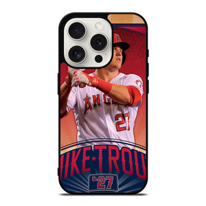 MIKE TROUT LOS ANGELES ANGELS 27 iPhone 15 Pro Case Cover MIKE TROUT LOS ANGELES ANGELS 27 iPhone 15 Pro Case Cover