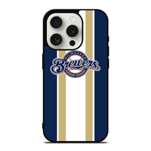 MILWAUKEE BREWERS STRIPE iPhone 15 Pro Case Cover MILWAUKEE BREWERS STRIPE iPhone 15 Pro Case Cover