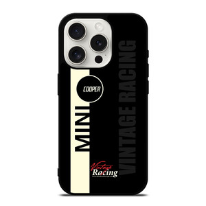 MINI COOPER VINTAGE RACING iPhone 15 Pro Case Cover MINI COOPER VINTAGE RACING iPhone 15 Pro Case Cover