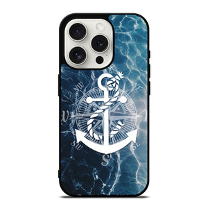 NAUTICAL ANCHOR LOGO iPhone 15 Pro Case Cover NAUTICAL ANCHOR LOGO iPhone 15 Pro Case Cover