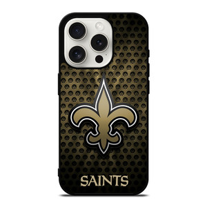 NEW ORLEANS SAINTS METAL iPhone 15 Pro Case Cover NEW ORLEANS SAINTS METAL iPhone 15 Pro Case Cover