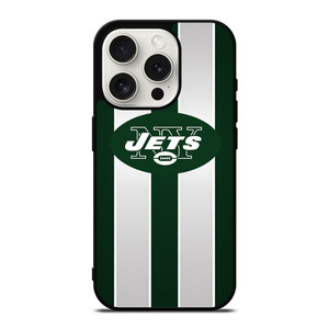 NEW YORK JETS STRIPE iPhone 15 Pro Case Cover NEW YORK JETS STRIPE iPhone 15 Pro Case Cover