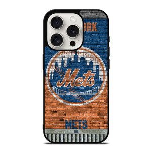 NEW YORK METS BRICK WALL iPhone 15 Pro Case Cover