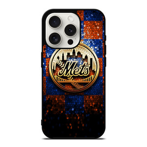 NEW YORK METS GOLD LOGO iPhone 15 Pro Case Cover
