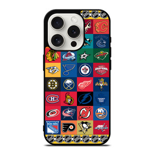 NHL ALL LOGO TEAM iPhone 15 Pro Case Cover NHL ALL LOGO TEAM iPhone 15 Pro Case Cover