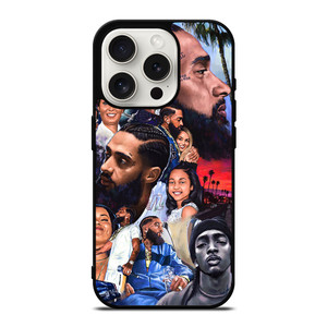 NIPSEY HUSSLE COLLAGE iPhone 15 Pro Case Cover