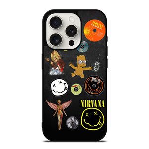 NIRVANA ROCK BAND ART iPhone 15 Pro Case Cover NIRVANA ROCK BAND ART iPhone 15 Pro Case Cover