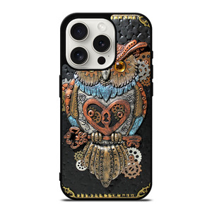OWL STEAMPUNK BOOK iPhone 15 Pro Case Cover OWL STEAMPUNK BOOK iPhone 15 Pro Case Cover