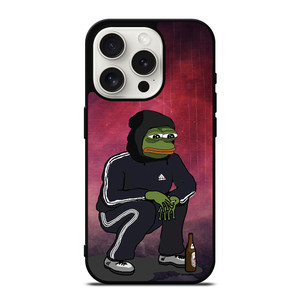 PEPE THE SMUG SAD iPhone 15 Pro Case Cover