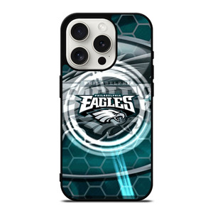 PHILADELPHIA EAGLES HEXAGON iPhone 15 Pro Case Cover PHILADELPHIA EAGLES HEXAGON iPhone 15 Pro Case Cover