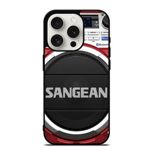SANGEAN RED RADIO SPEAKER iPhone 15 Pro Case Cover