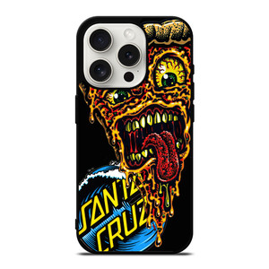 SANTA CRUZ SKATEBOARDS PIZZA iPhone 15 Pro Case Cover SANTA CRUZ SKATEBOARDS PIZZA iPhone 15 Pro Case Cover