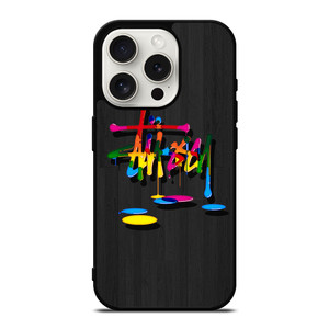 STUSSY PAINT LOGO iPhone 15 Pro Case Cover STUSSY PAINT LOGO iPhone 15 Pro Case Cover